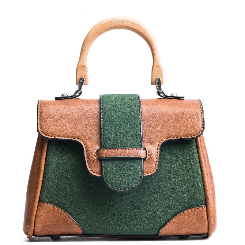 Vintage-Wood-font-b-Handle-b-font-Design-Women-Handbag-Leather-Tote-font-b-Bag-b