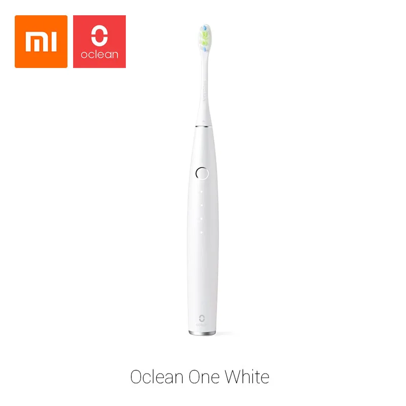 Xiaomi Oclean One электрический набор зубных щеток с 2 головкой щетки настенный держатель приложение управление водонепроницаемый Быстрая зарядка зубная щетка - Цвет: Oclean one White