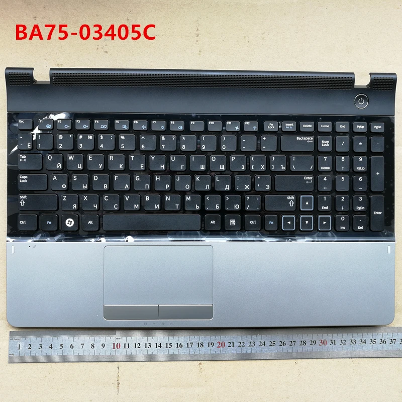 

Russian new laptop keyboard with touchpad palmrest for Samsung NP 300E5A 300E5C 305E5A 301E5C NP300E5A RU BA75-03405C 15
