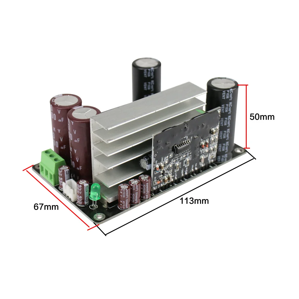 GHXAMP actualización 500 W amplificador interruptor fuente de alimentación Dual DC 80 V 24 V 36 V 48 V 60 V tecnología de interruptor suave para reemplazar el anillo de vaca 1 piezas