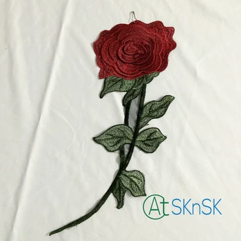 

50pcs/lot Multicolor peony applique patch National embroidery fabric applique DIY Large Accessories DHL Free Shipping