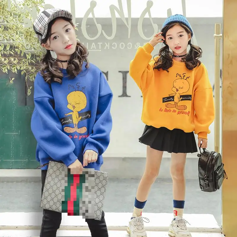 

Girls' Autumn Wear Sweater 2018 New Korean Version Fashion Children Autumn Winter Thickening Coat Girl Children's Clothing Facto