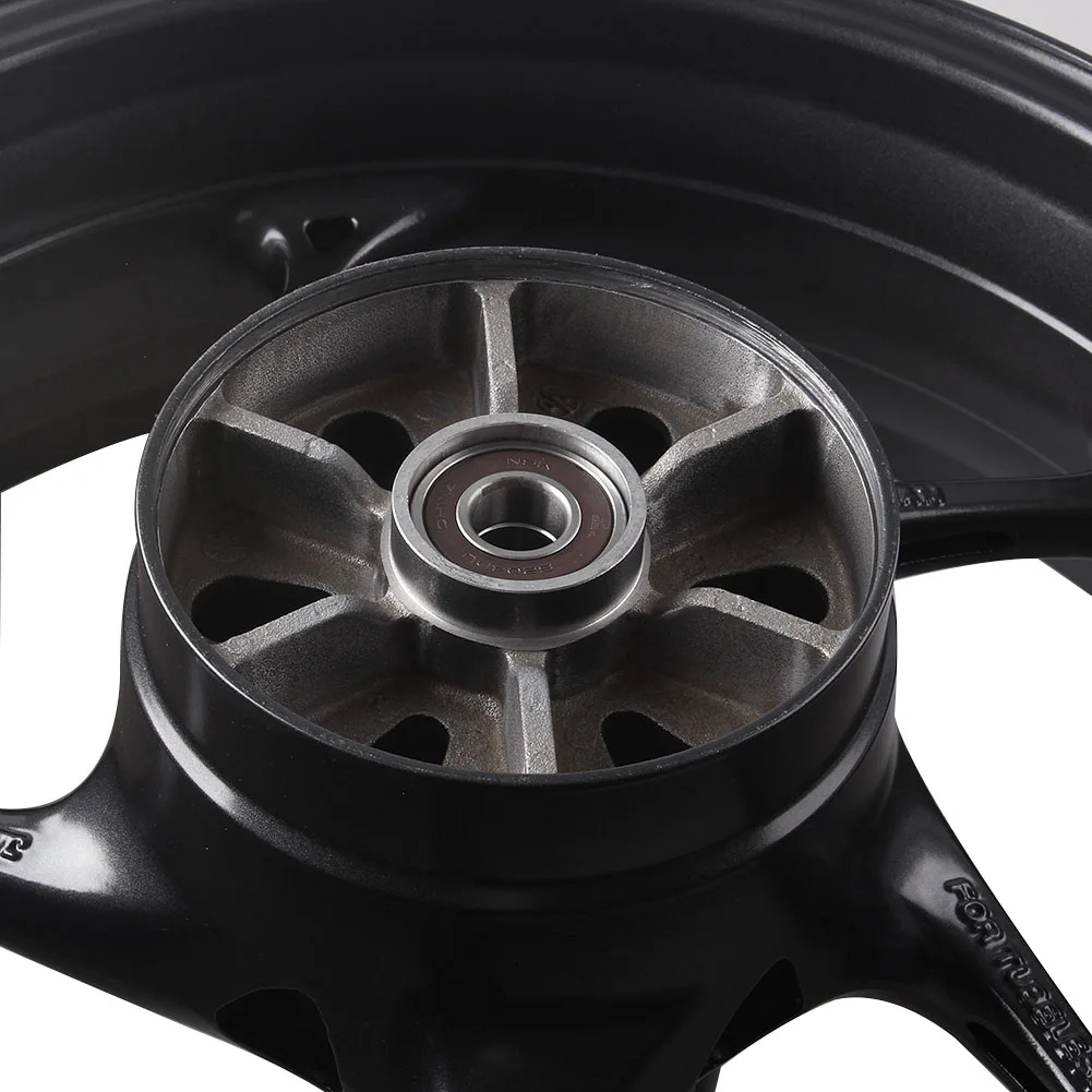 For Triumph Daytona 675R & Street Triple R Motorcycle Aluminum Rear Wheel Rim 2013 2014 Motorbike Parts Accessories Matte Black Motorcycle Rear Wheel Rim For Triumph Daytona 675R & Street Triple R 2013 2014 Matte Black Aluminum Alloy High Quality