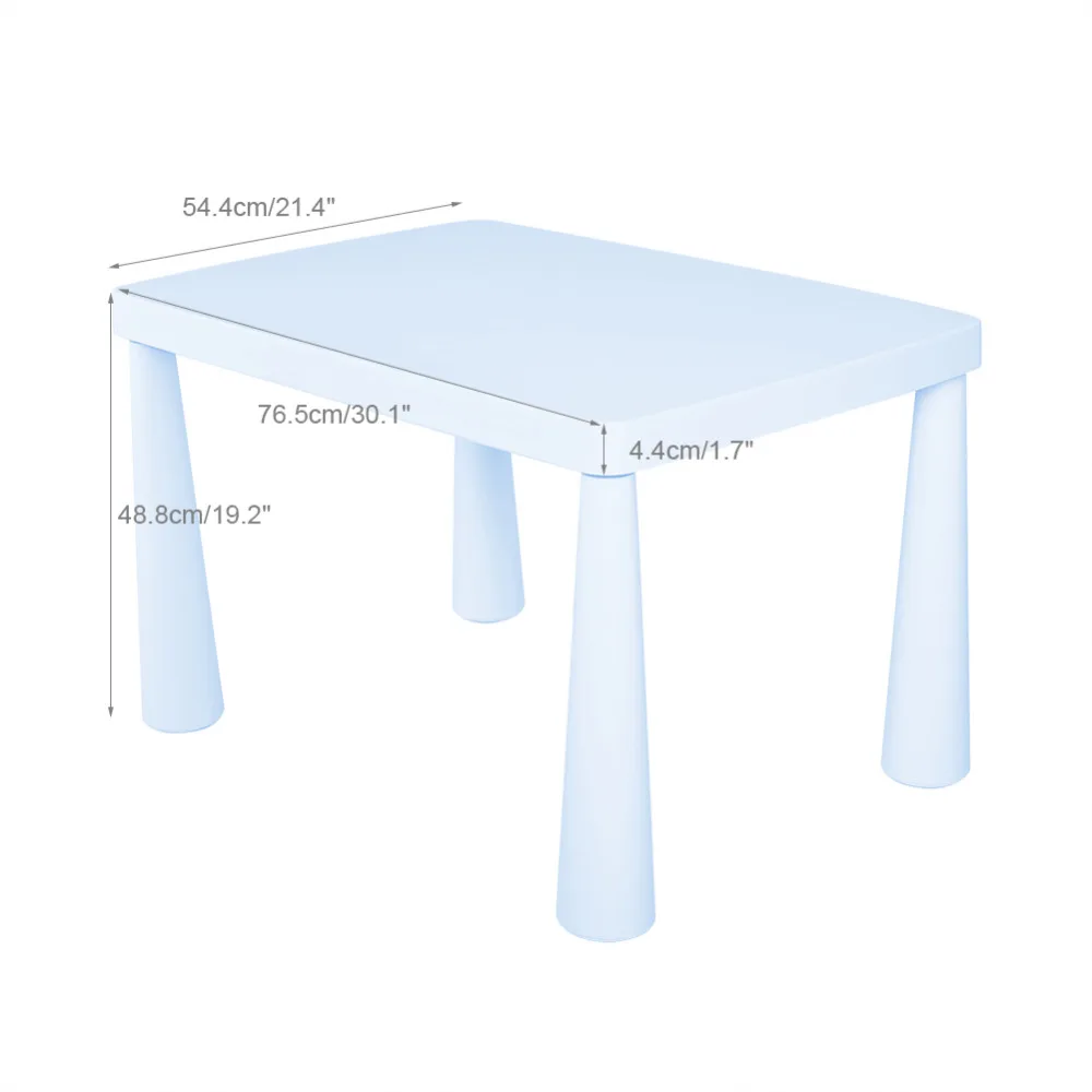 Clearance Kids Children Portable Plastic Table Learn & Play Activity School Home Furniture Light Blue Clearance Kids Children Portable Plastic Table Learn & Play Activity School Home Furniture Light Blue