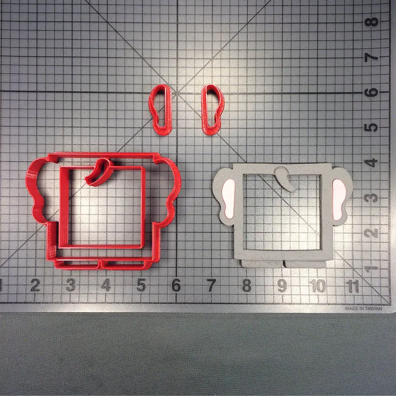 Мультфильм животных прекрасный слон серии помадка топ на заказ 3D печатных печенья резак набор для Формочки Для Выпечки