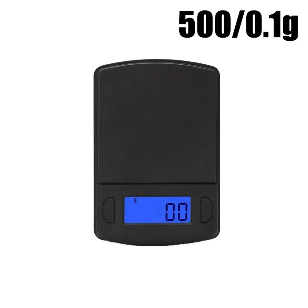 Портативные мини электронные весы для кофе с таймером цифровые ювелирные карманные весы Вес грамм ЖК-весы с прецизионными датчиками - Цвет: 500g 0.1g