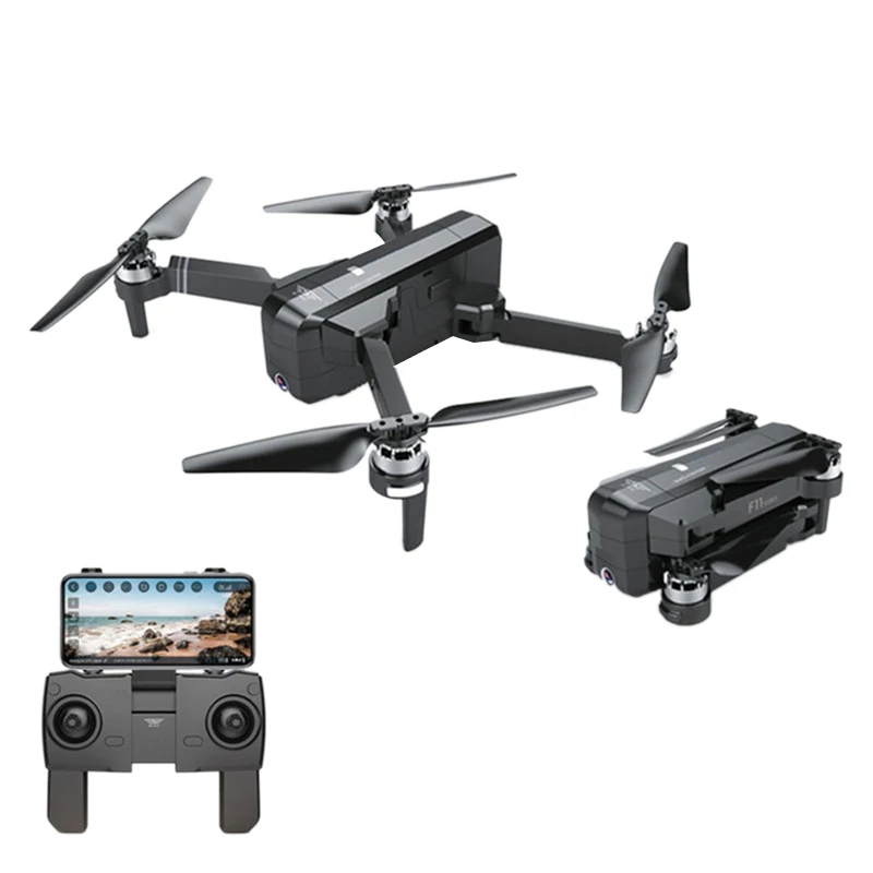 

Global Drone F11 Drone Four-Axis Aircraft Remote Control Aircraft 1080P Aerial Folding Gps Drone Aerial Children'S Toy Four-Ax