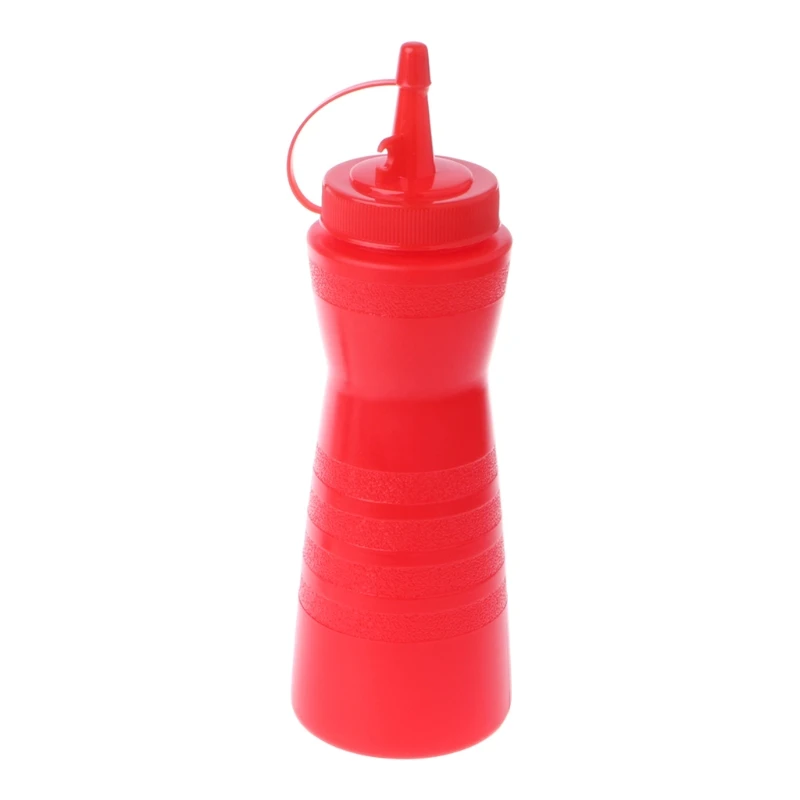 Пластиковая бутылка-пульверизатор диспенсер для приправ соус, уксус для масла кетчуп - Цвет: Красный