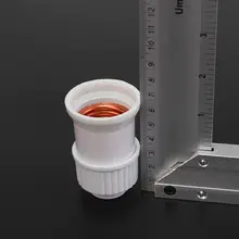 E27 пластиковая Подвесная лампа с резьбой база винтовой светильник керамическая розетка Держатель огнестойкий прочный безопасный без электрической утечки