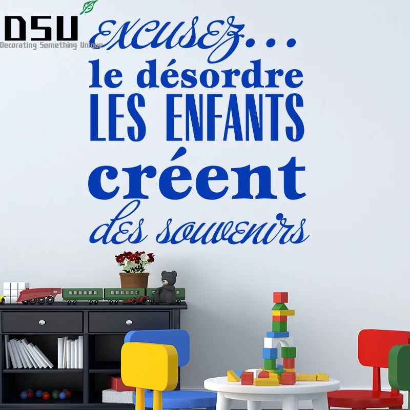 Art-Design-for-the-mess-the-children-create-memories-Wall-Sticker-French-Good-Memory-Home-Decor (5)