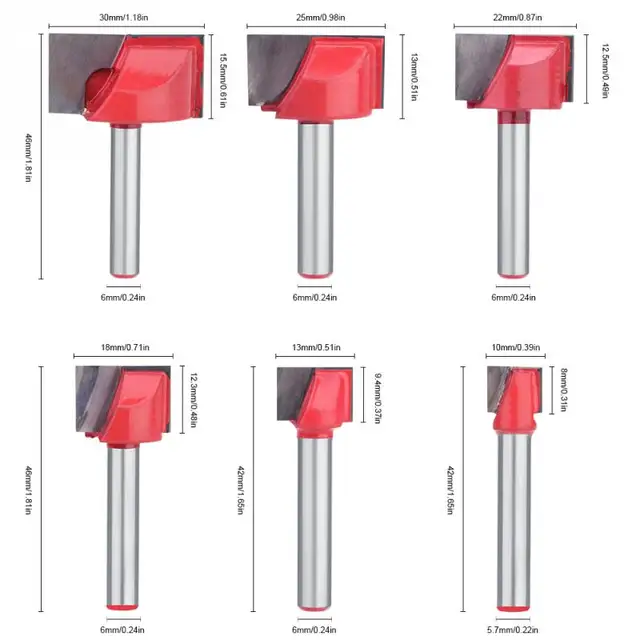 T-slot Slotting Router Bit with Alloy Blade Carbon Steel Handle Milling Cutter End Mill Engraving fresa para madeira