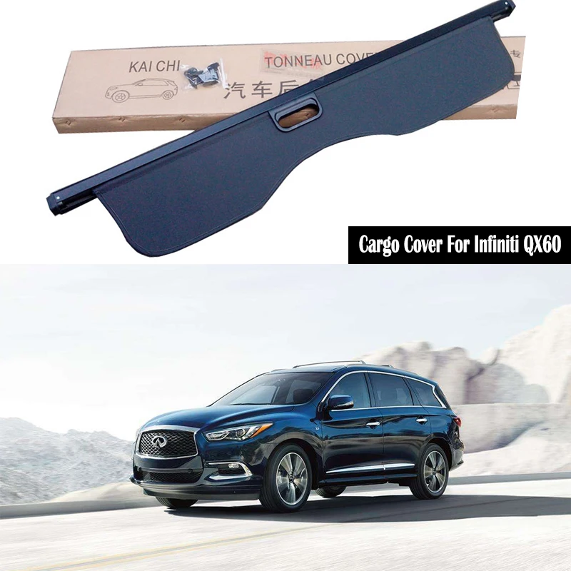 Rear Cargo Cover For Infiniti QX60 privacy Trunk Screen Security Shield