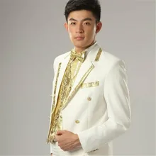 Мужской свадебный костюм в британском стиле из 3 предметов(куртка+ брюки+ жилет+ галстук), изготовленный по индивидуальному заказу Жених выпускного вечера Masculino Trajes De Hombre Blazer