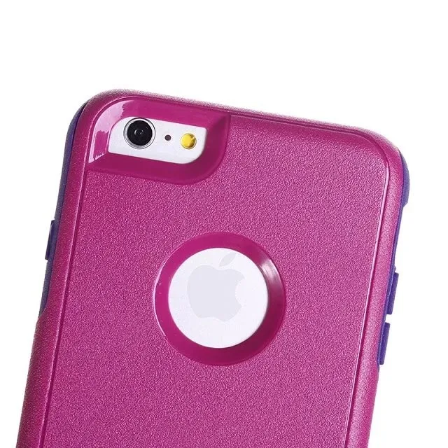 DHL жесткий пластиковый чехол для iphone 6 plus 6s plus, пластик+ ТПУ 2 в 1 чехол для iphone 6 plus 6s plus 100 шт./партия