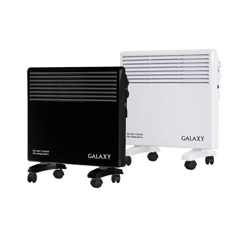 Обогреватель конвекционный Galaxy GL 8226 черный (Мощность 1200 Вт площадь обогрева до 12