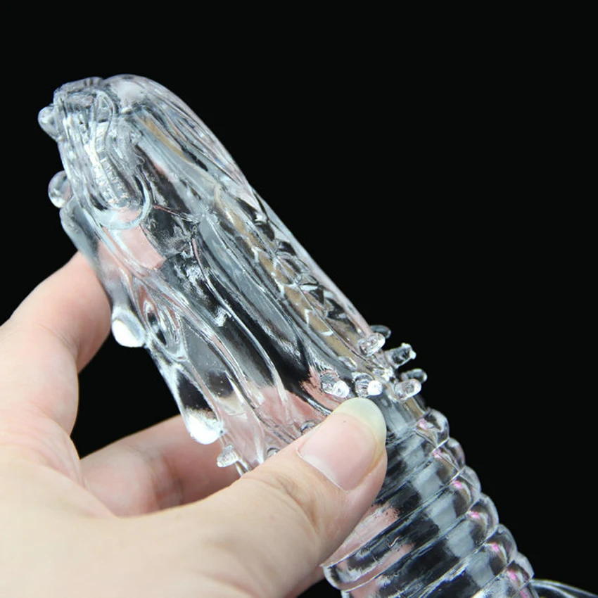 hc031Extender Condoms Bold dragon Sleeve Ring Full Cover (12)