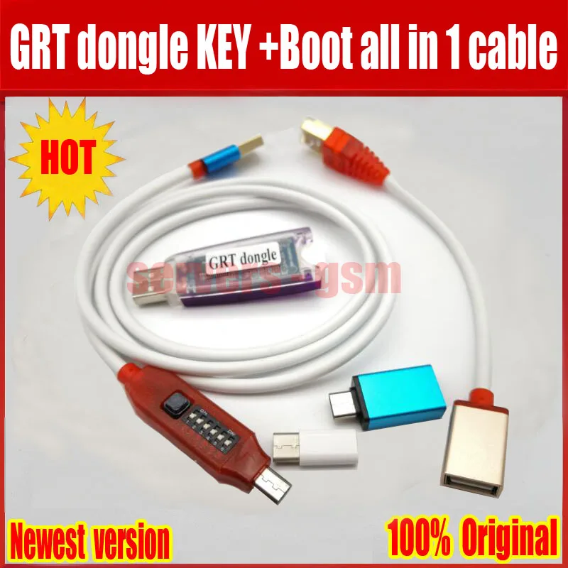 Ключ ключ GRT мощный + Boot все в 1 кабель для Qualco Tool IMEI repair remove FRP Samsung Huawei HT C NOKIA L G SONY oppo