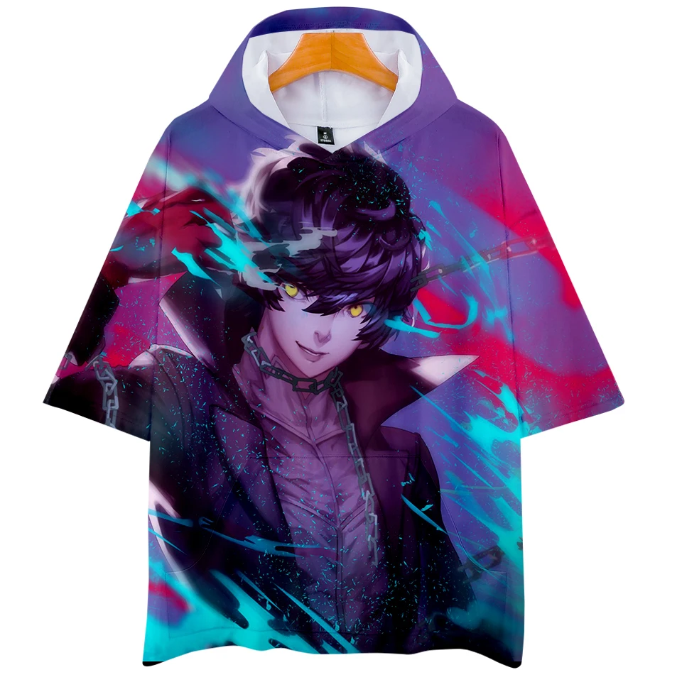 

Persona 5 3D Printed Hooded T-shirts Women/Men Fashion Summer Short Sleeve Tshirts 2019 Hot Sale Tee Shirts