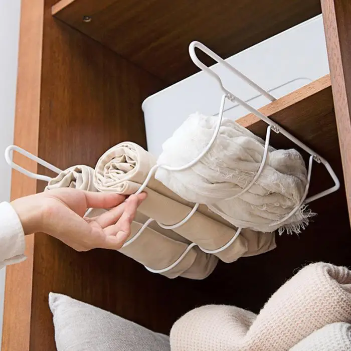 Newly Storage Rack with Hooks Organizer Holder Display Drawer for Beer Icebox Wardrobe XSD88