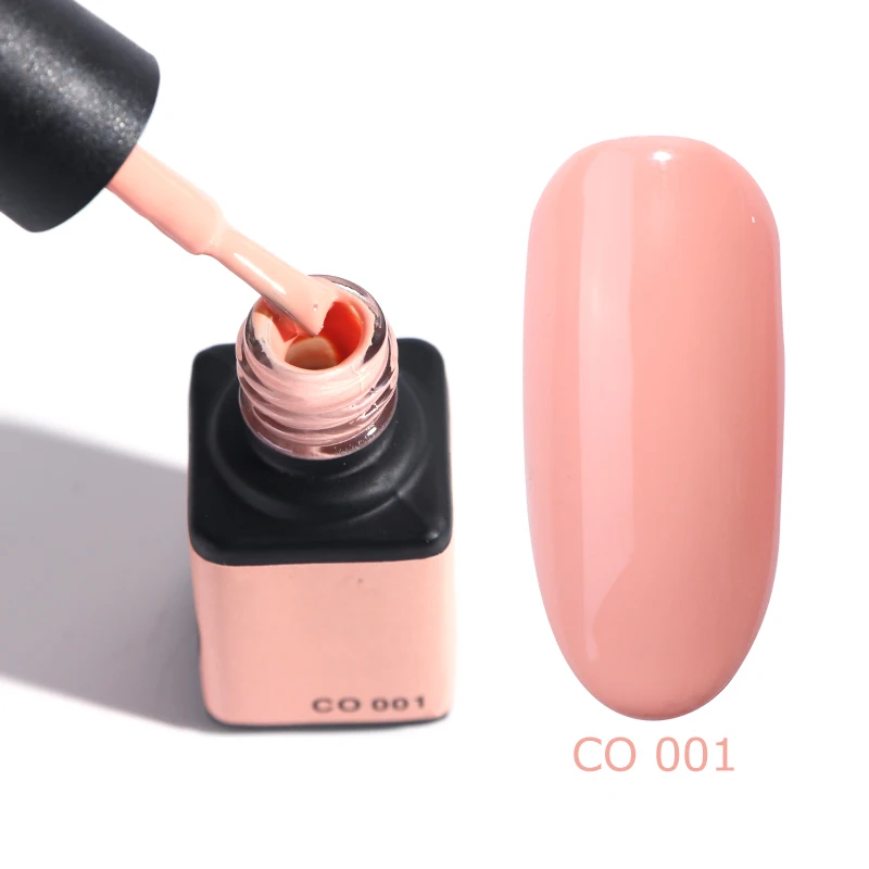 1pc 6ml Coffee Series UV Nail Gel Polish Pure Color Semi Permanent Primer Soak Off Varnish Nail Art Lacquer Decoration TRCO01-06