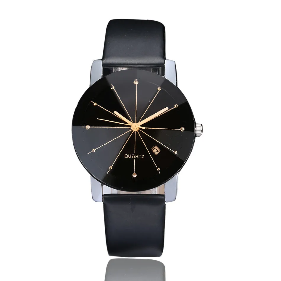 

New Listing Geneva Men Watch Fashion Male Quartz-Watch Round Dial Clock Casual Leather WristWatch Cheap Sport Relojes Masculino