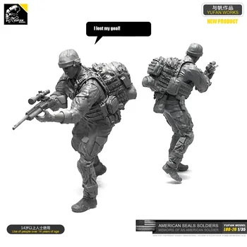 

1/35 American Seal Sniper Resin Figure Soldier Model LOO-26