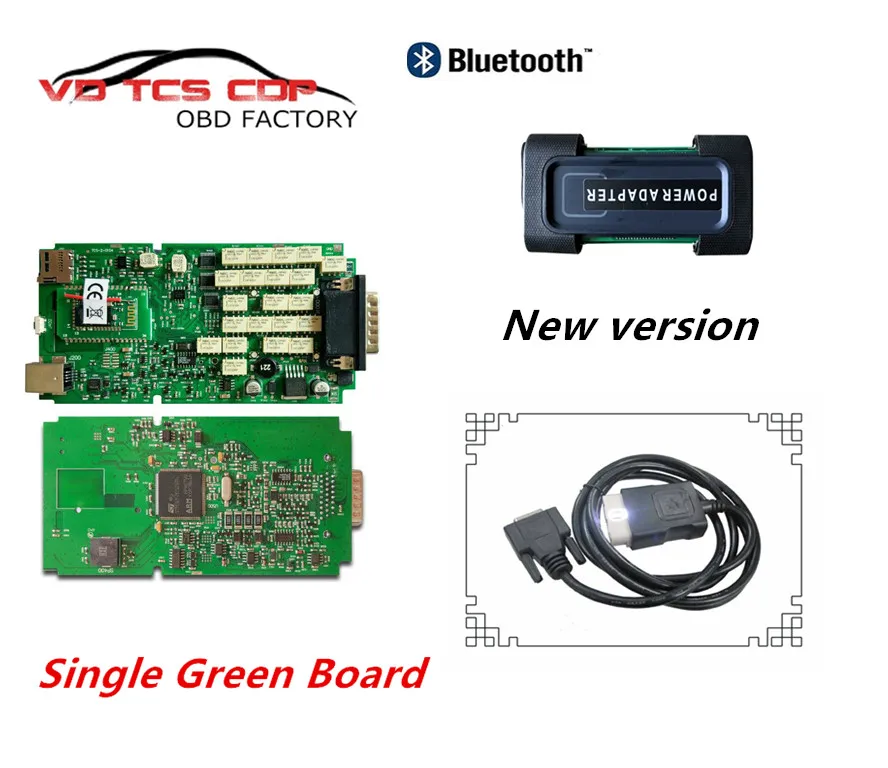 

2018 Single Green Board VD TCS CDP for Autocoms PRO Plus 2015.R3/2016.R0 Model Bluetooth as CDP 3 in 1 Multidiag pro