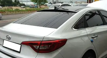 

Painted in black ABS sports Car Rear roof Spoiler Wing For Hyundai Sonata 9 2015, no drilling needed