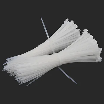 

100 Pcs ABS Plastic Cable Ties Zip Fasten Wire Wrap Strap Fastening LBShipping