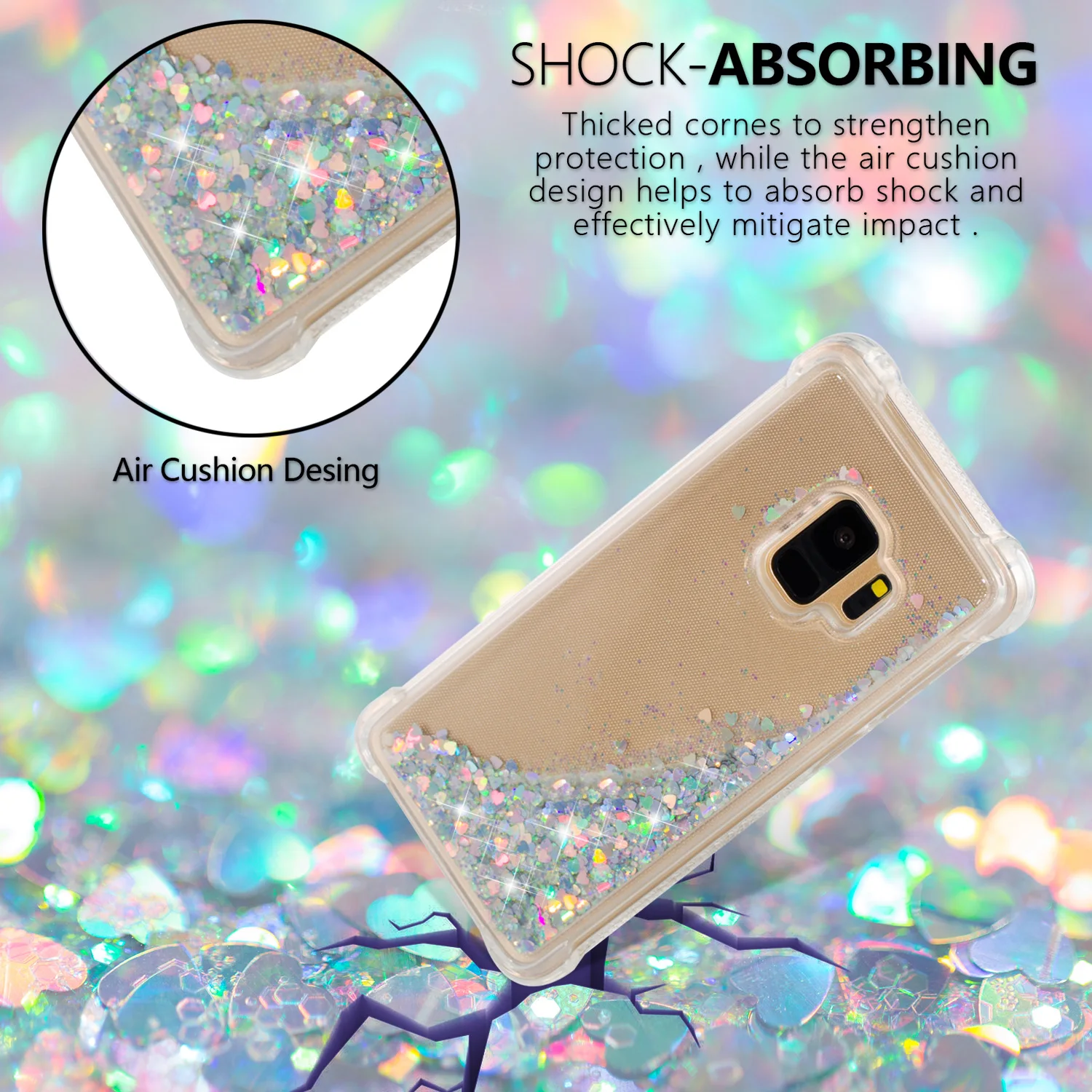 

Dynamic Liquid Glitter Star Quicksand Phone Cases For Samsung S10S9S8S7S6S5 Plus Soft TPU Silicon Back Cover For J1J3J5J6J7 2017