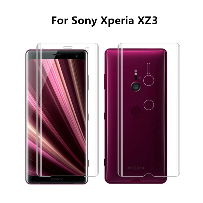 

CCDZ Front Back Clear Full Cover Soft Hydrogel Film For Sony Xperia XZ3 XA2 Ultra XZ2 Compact Screen Protector Protective Film