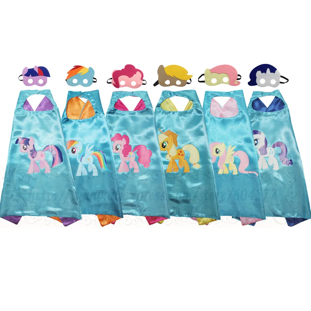 

MLP Costumes capes and masks Birthday Party Favors for Kids