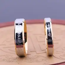 Never fade обручальное мужское кольцо с надписью forever Love БУКВЕННОЕ Украшение Аксессуары для женщин и мужчин обручальные кольца для пары