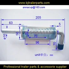 Пружинные защелки ловит 16 мм x 205 мм Пружинные ловы, Автоприцеп Ute части
