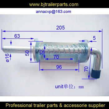 

Spring Loaded latches catches 16mm x 205mm spring loaded catches,Truck Trailer Ute parts