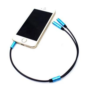 

3.5mm Headphone Splitter 1 to 2 Y Earphone Splitter Audio Cable Adapter Headset Jack audio conversion distribution splitter O3