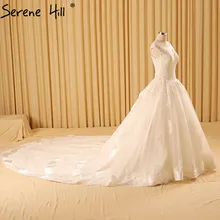 White Princess Ball Gown Sexy Wedding Dresses 2017 Robe De Mariee Fashion Simple Sleeveless Tulle Bridal Dresses