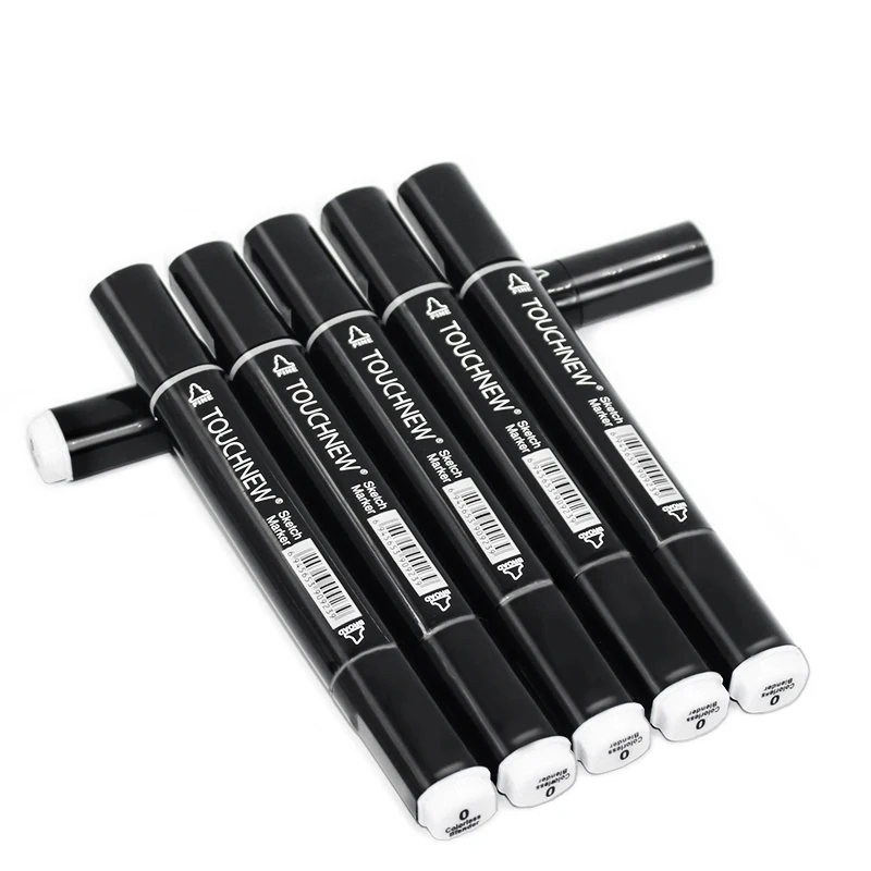 

TouchNew Dual Head Colorless Blender Marker Pen 0# Alcohol Based Marker Pen For Artist School Coloring Sketch Design Stationery