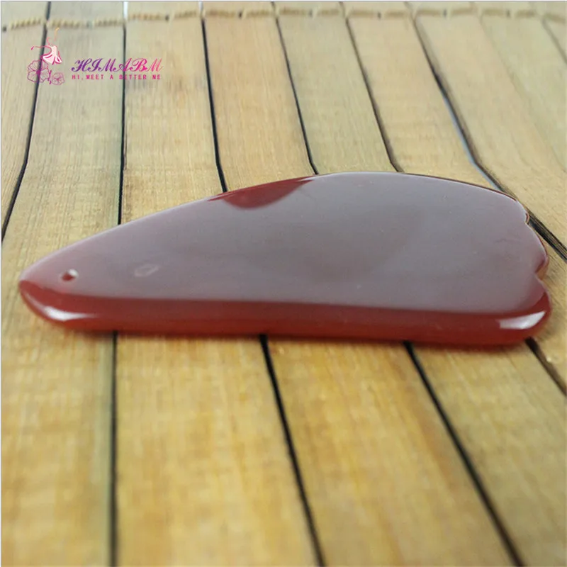 1 Pcs 100% natural triangular shape red drilled Agate Guasha massage tool facial treatment scraping health body care 1 Pcs 100% natural triangular shape red drilled Agate Guasha massage tool facial treatment scraping health body care