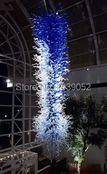 

Free Shipping Newest Style Large Hotel Hand Blown Art Glass Chandelier
