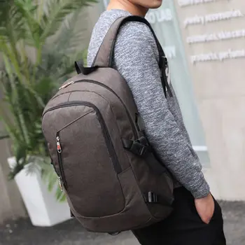 

2020 Oxford cloth Anti-theft Men Women Laptop Notebook Backpack with USB Charging Port Business School Bag