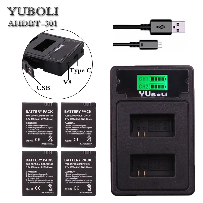 Batteria Sostitutiva Per GoPro Hero 3 / 3+ / Silver / White - 1180mAh 3.7V CELLONIC - Foto 9