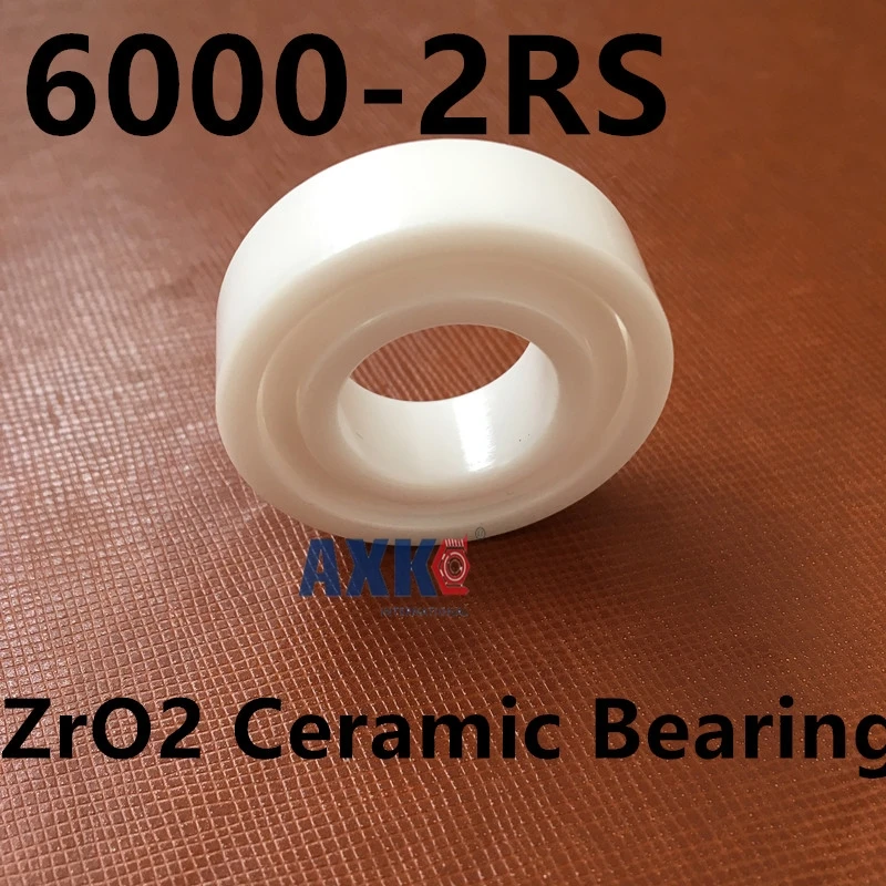 

2018 Real Rushed Rodamientos Rolamentos Free Shipping 6000-2rs Full Zro2 Ceramic Deep Groove Ball Bearing 10x26x8mm 6000 2rs