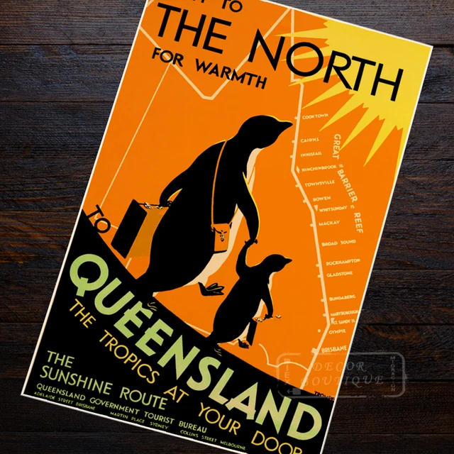 North Warmth Queensland Australia Travel Landscape Vintage Retro ... North Warmth Queensland Australia Travel Landscape Vintage Retro ...