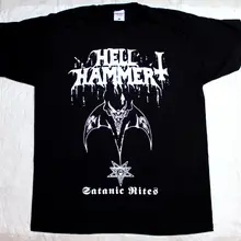Hellhammer Satanic Rites Celtic Frost, новая черная футболка с короткими рукавами, хлопковая футболка с короткими рукавами, модная футболка homme
