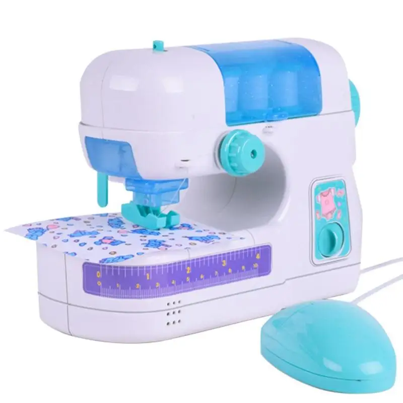 

Pretend Play Sewing Machine Toy Simulation Electric Doll Clothes Sewing Machine Household Appliances Children Playing Home Toys