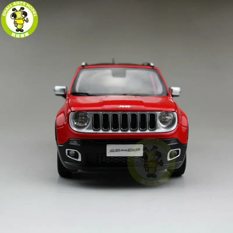 1/18 Jeep Renegade Cherokee литой металлический Автомобиль Suv Модель Коллекция подарок красный цвет