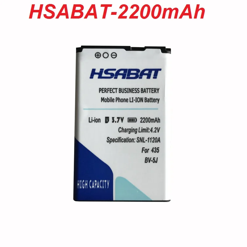 HSABAT BV 5J 2200mAh Battery For Microsoft Nokia Lumia 435 Battery 532