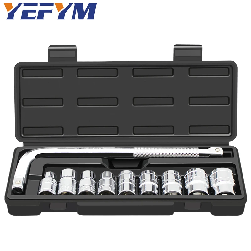 

10pcs/set professional auto repair car protection tool set Hexagon socket wrench 8-24mm chrome vanadium steel material tools