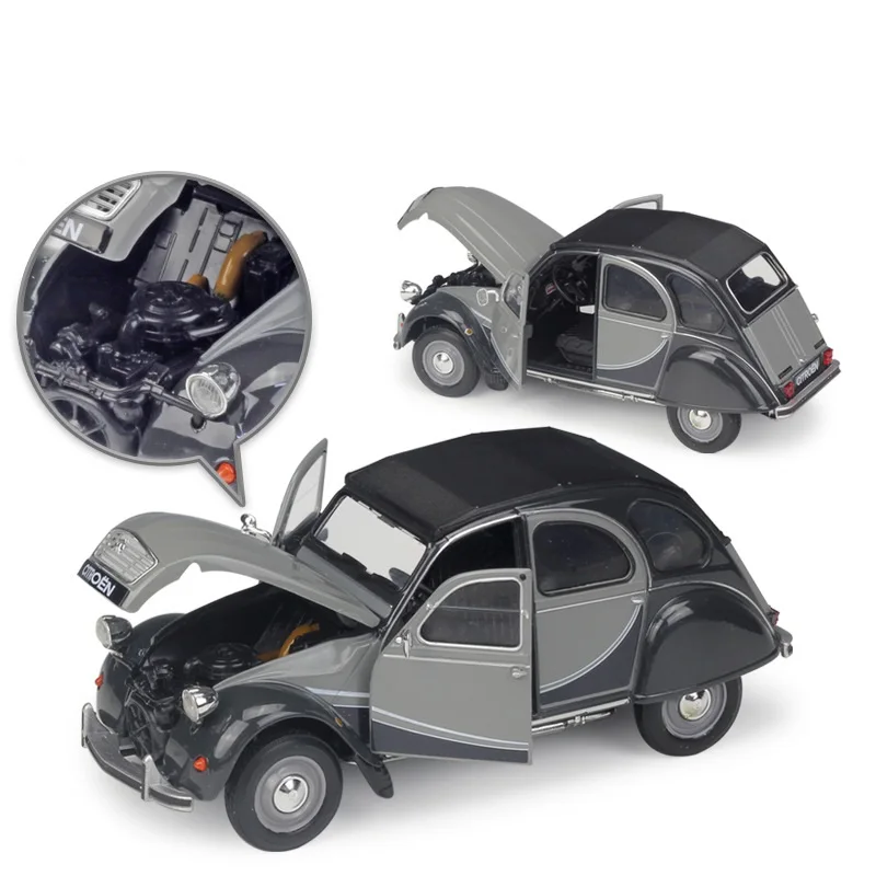 Модель литая автомобиля 1:24 Welly Citroen 2CV 6 Charleston|Наземный транспорт| |